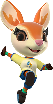 亞沙運吉祥物「亞亞」